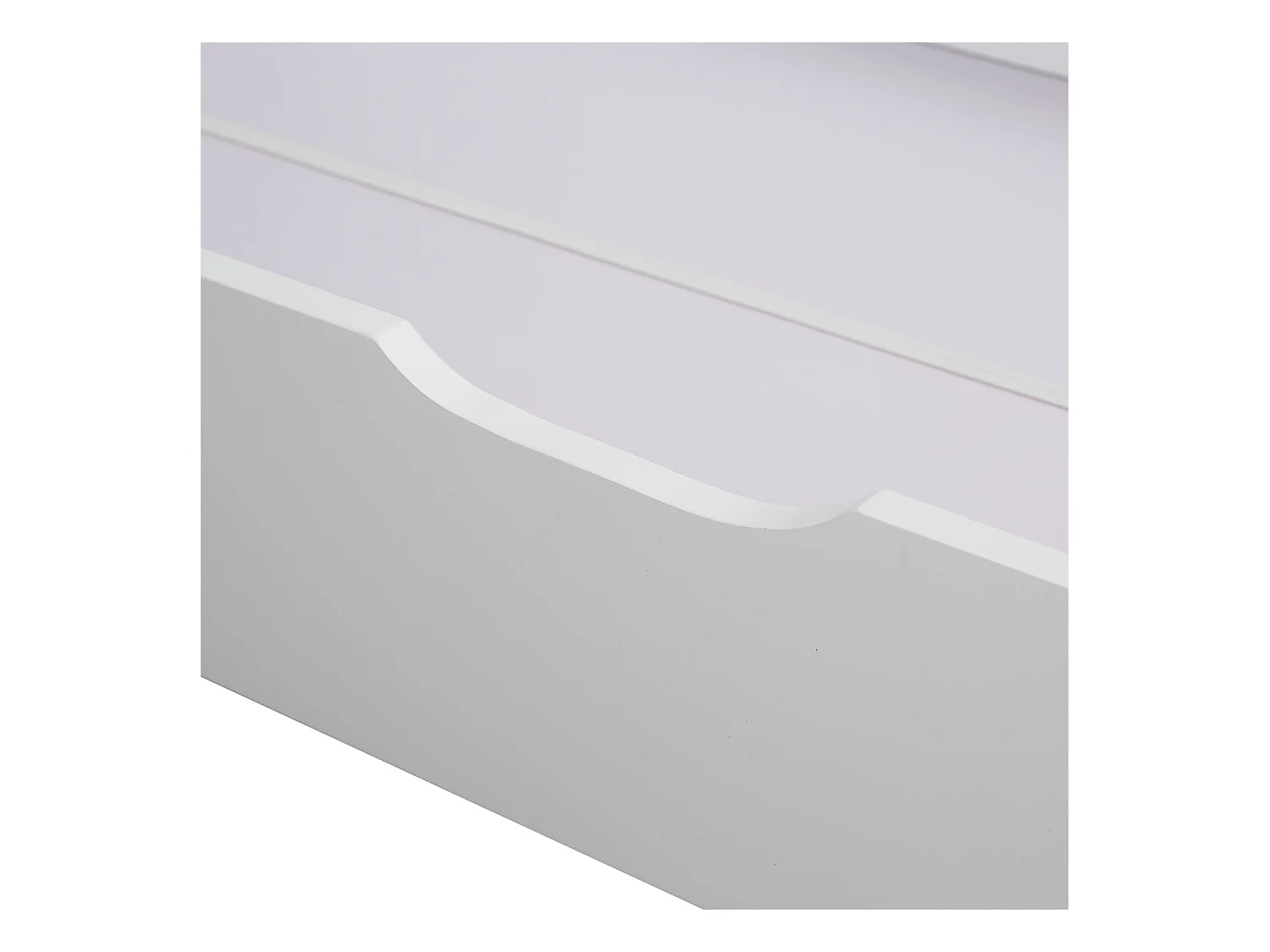 Bett-Schublade 196x17,5x63 cm weiß