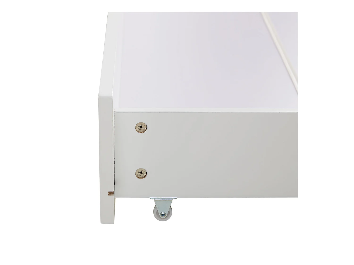 Bett-Schublade 196x17,5x63 cm weiß