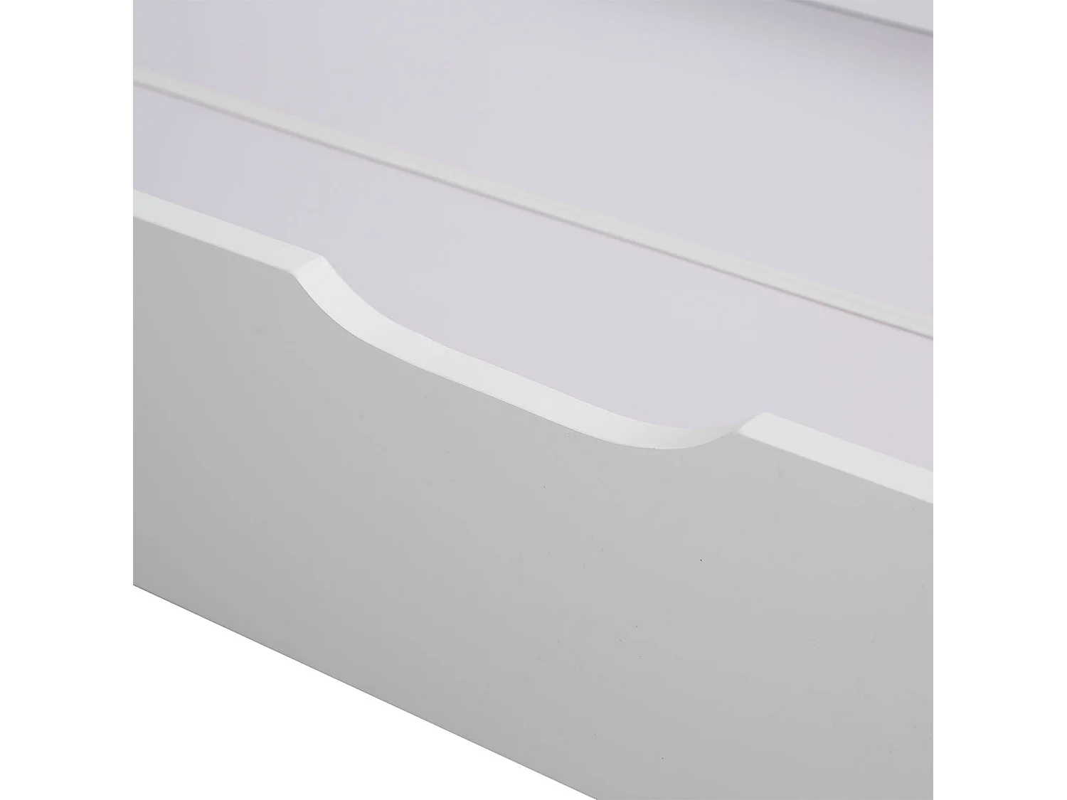 Bett-Schublade 196x17,5x63 cm weiß