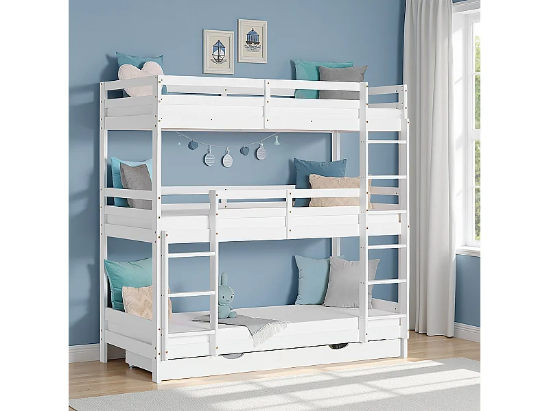 Beliche 205x203x103 cm branco triplo