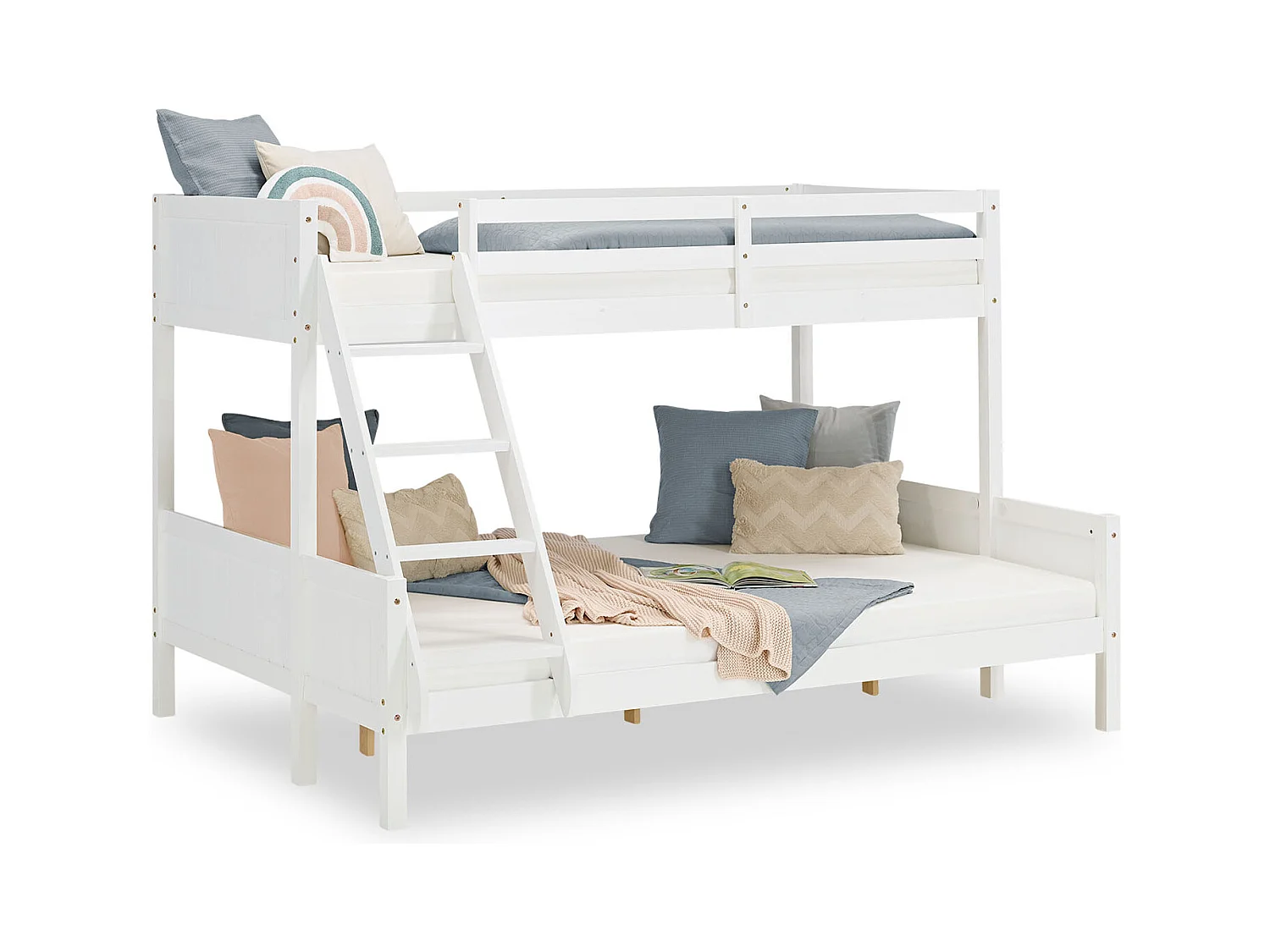 Etagenbett 90x200x139 cm weiß