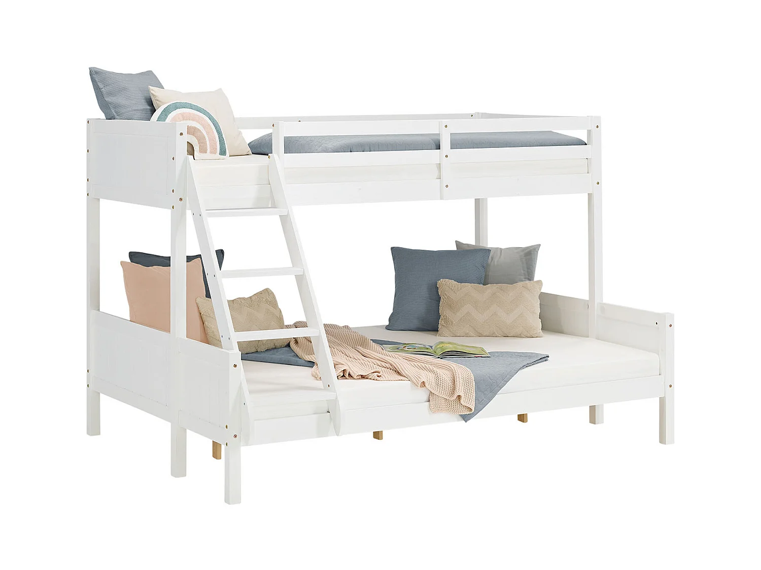 Etagenbett 90x200x139 cm weiß