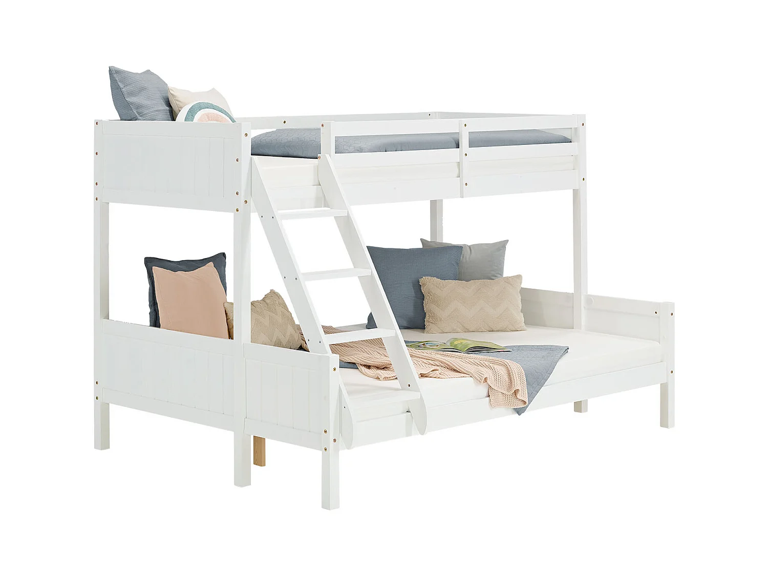 Etagenbett 90x200x139 cm weiß