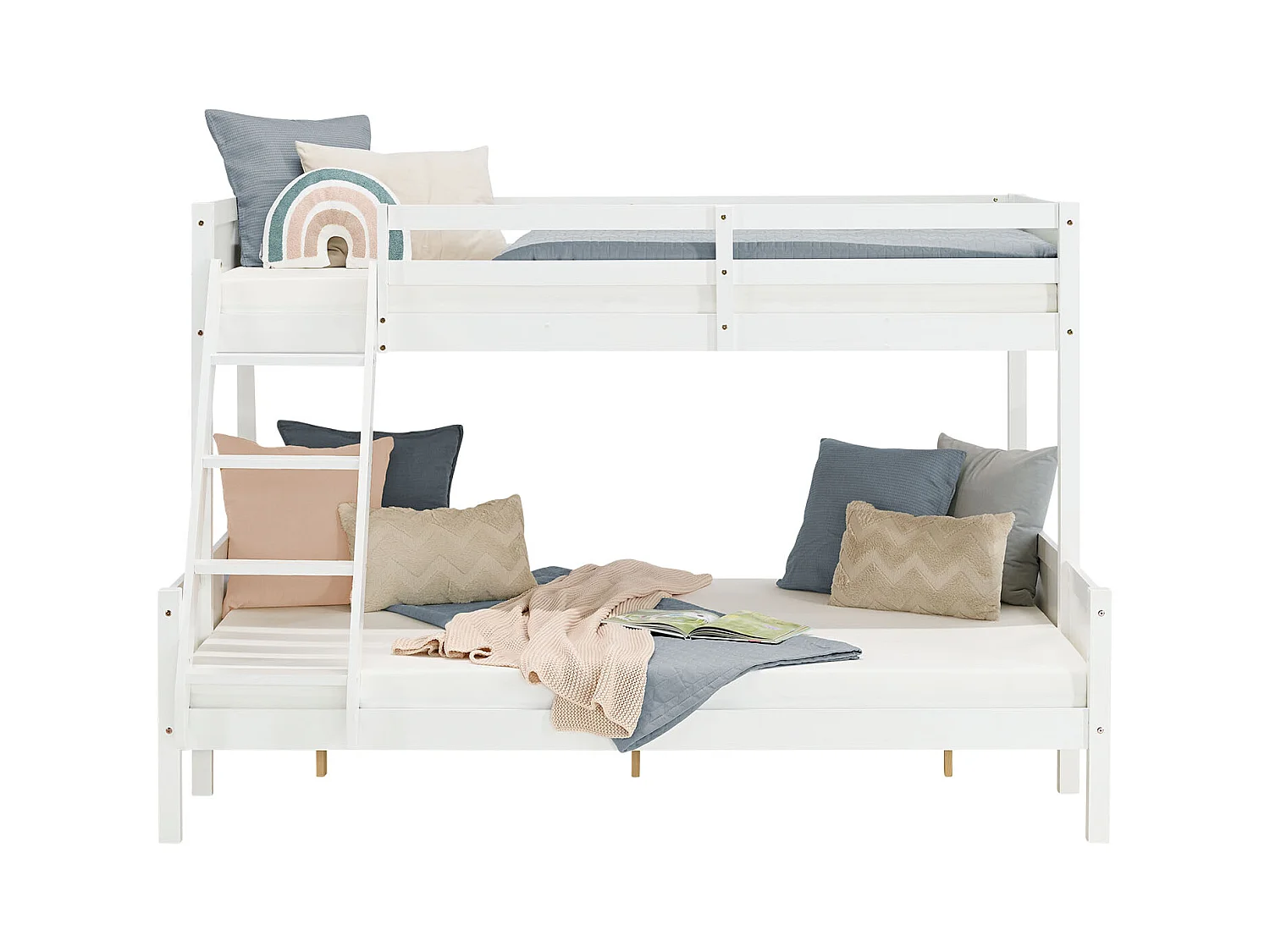 Etagenbett 90x200x139 cm weiß