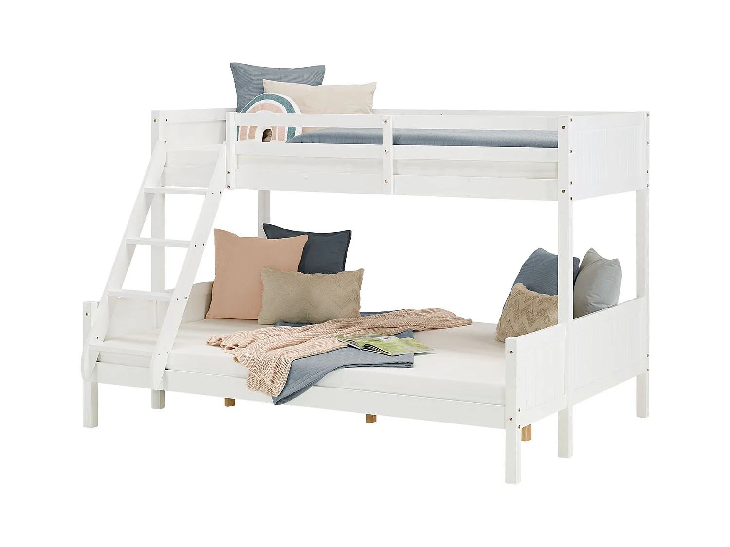 Etagenbett 90x200x139 cm weiß