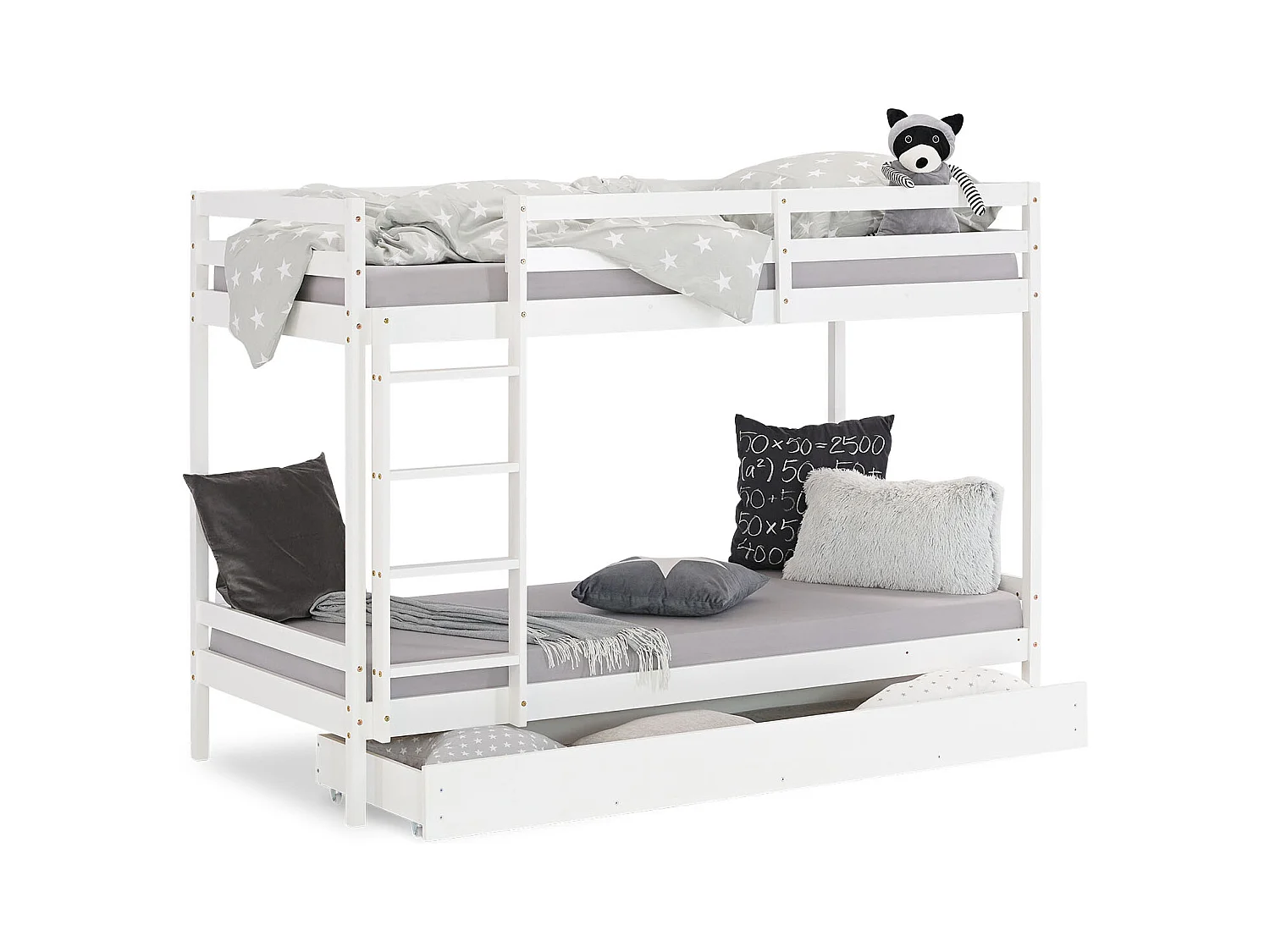 Etagenbett 207x150x97 cm weiß