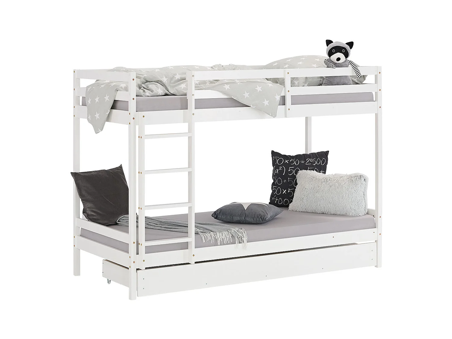 Etagenbett 207x150x97 cm weiß