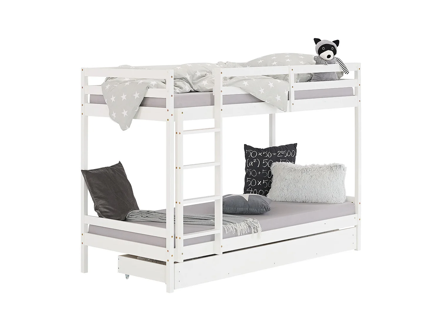 Etagenbett 207x150x97 cm weiß