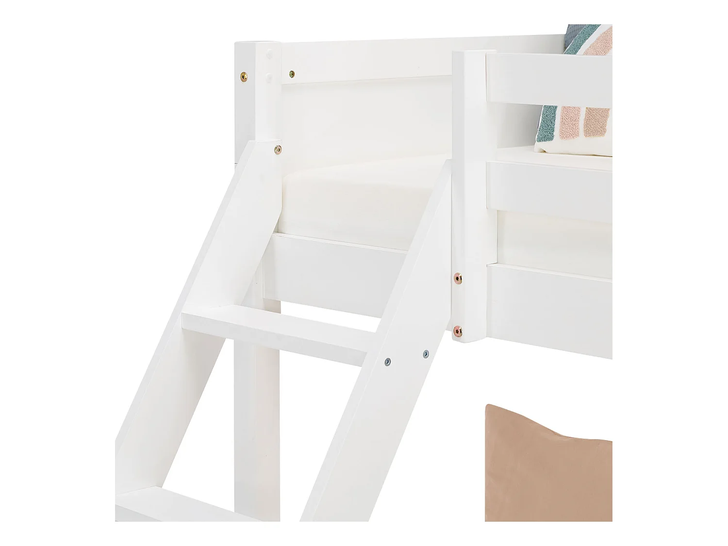 Etagenbett 207x139x146,5 cm weiß Kinderbett