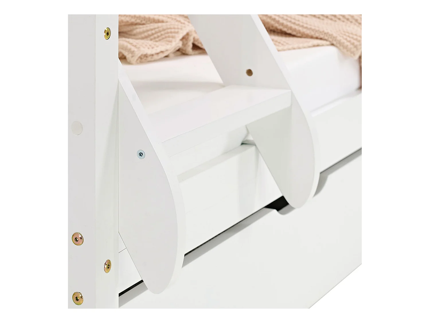 Etagenbett 207x139x146,5 cm weiß Kinderbett