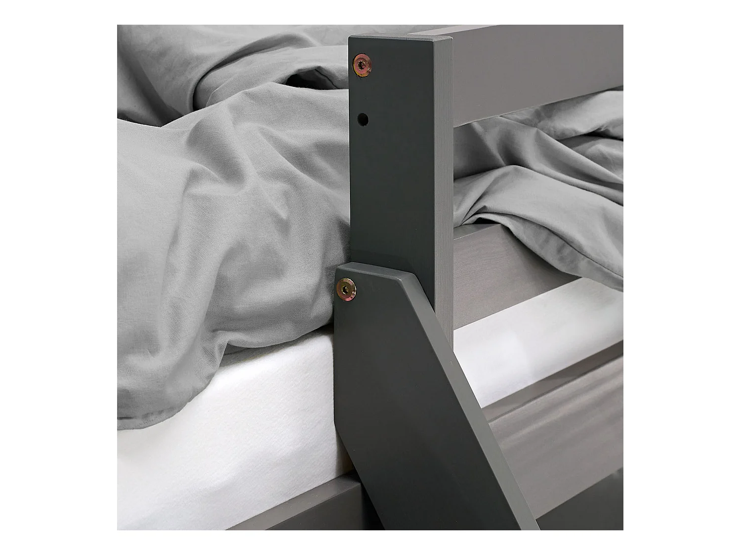 Etagenbett 90x200 cm 140x200 cm Grau