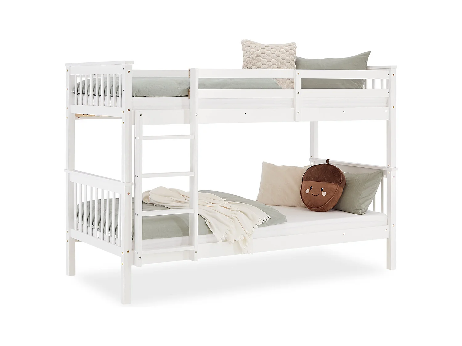 Etagenbett 90x200 cm weiß