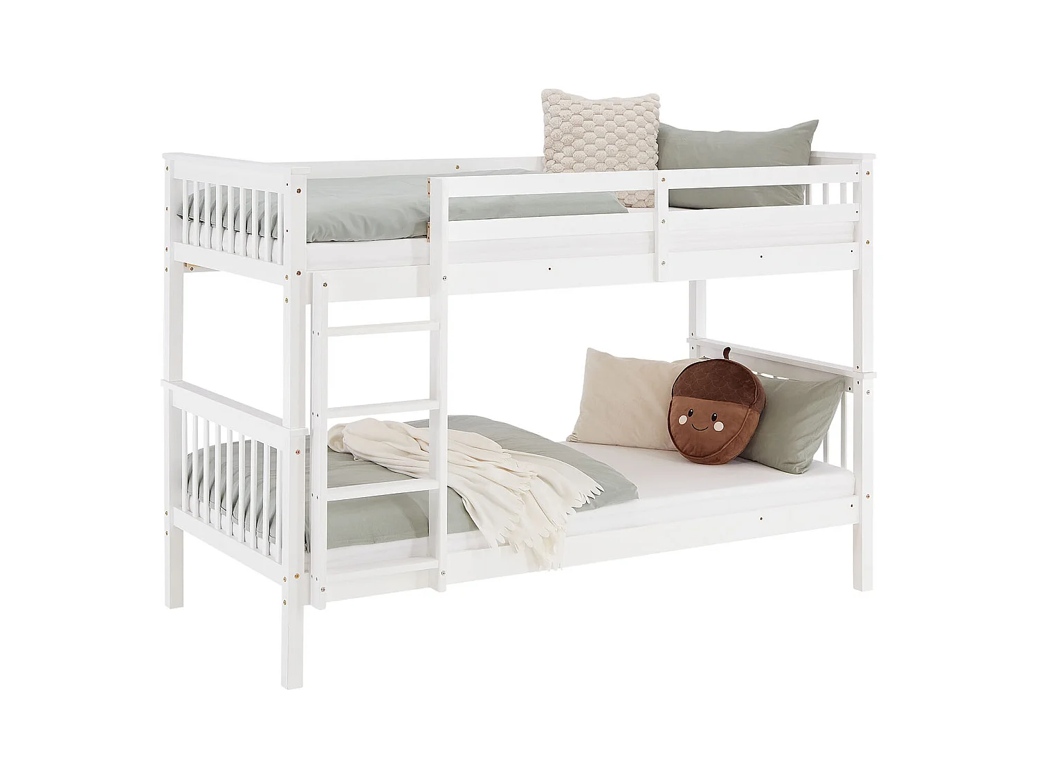 Etagenbett 90x200 cm weiß