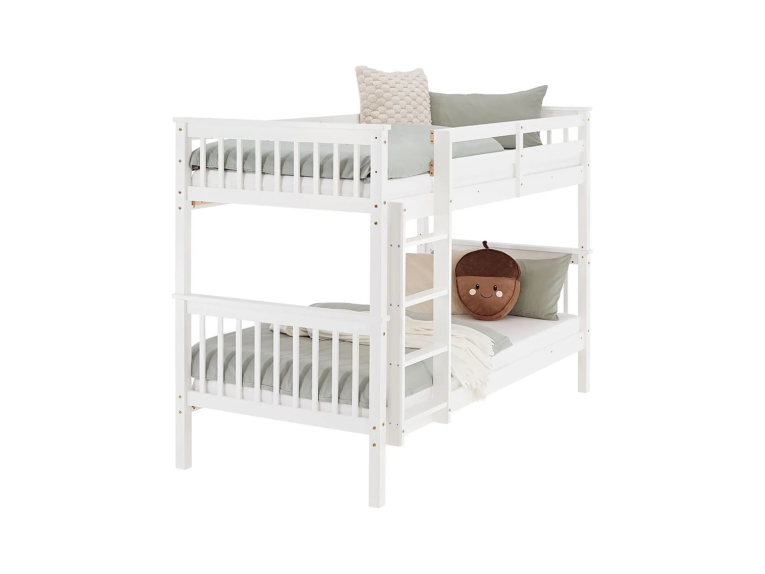 Etagenbett 90x200 cm weiß