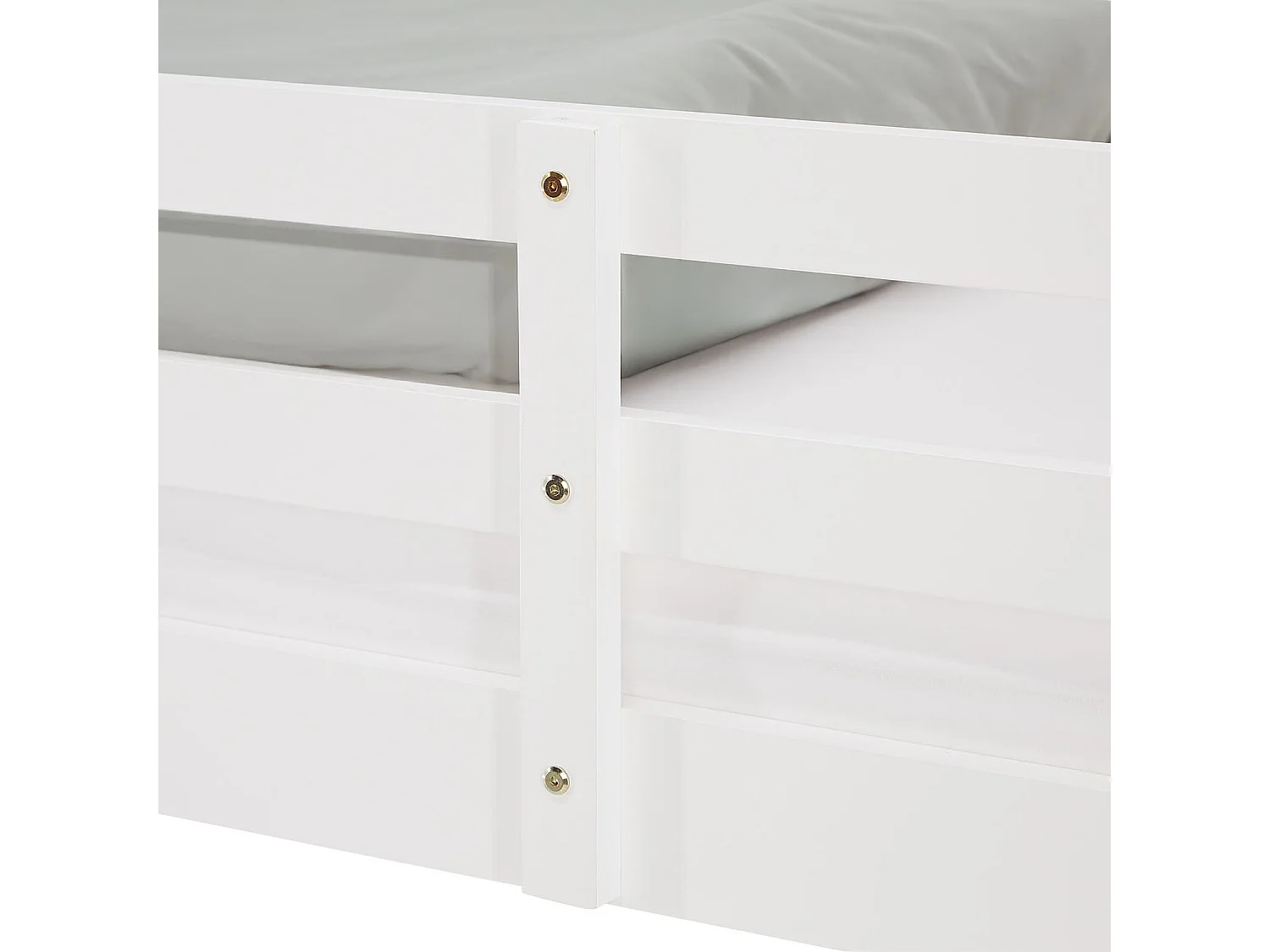 Stapelbed 90x200 cm wit