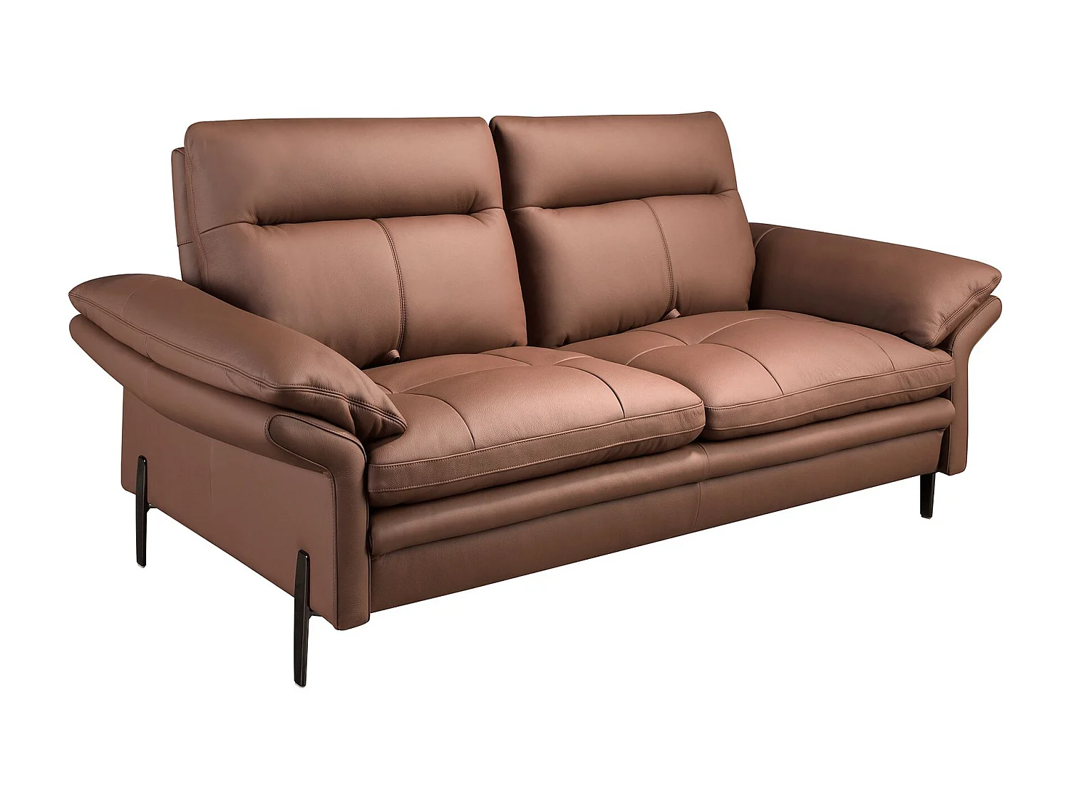 2-Sitzer-Sofa aus braunem Leder 6242 ANGEL CERDA
