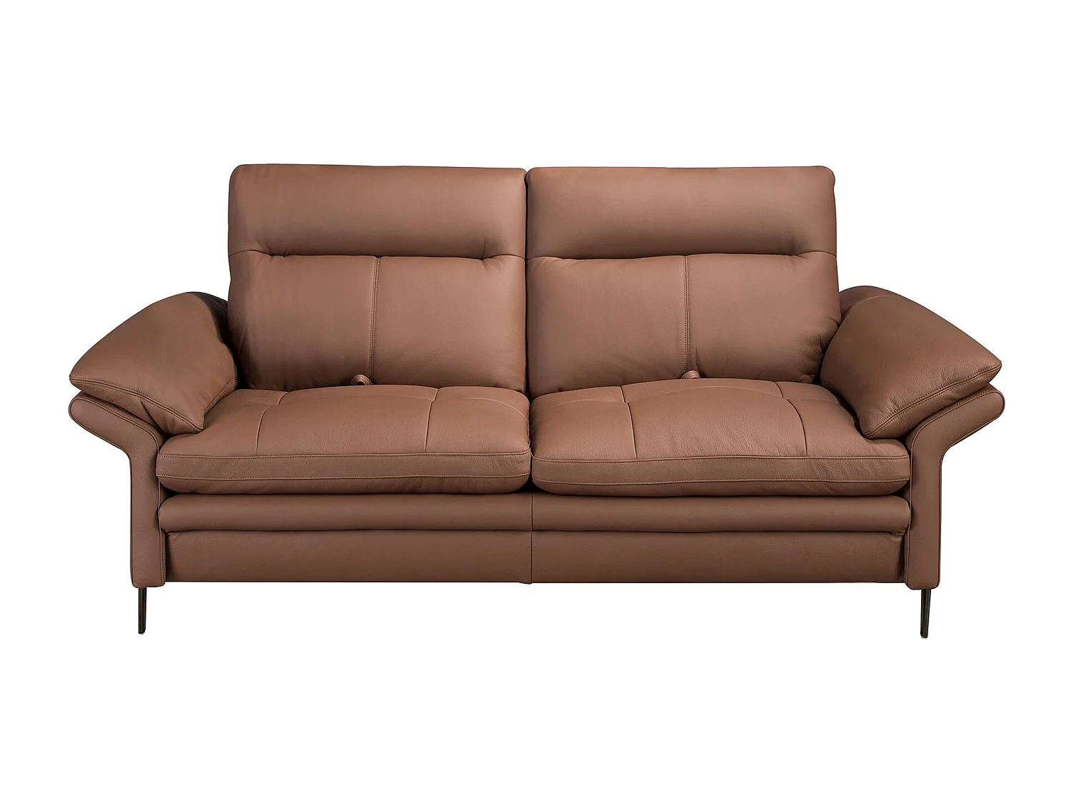 2-Sitzer-Sofa aus braunem Leder 6242 ANGEL CERDA