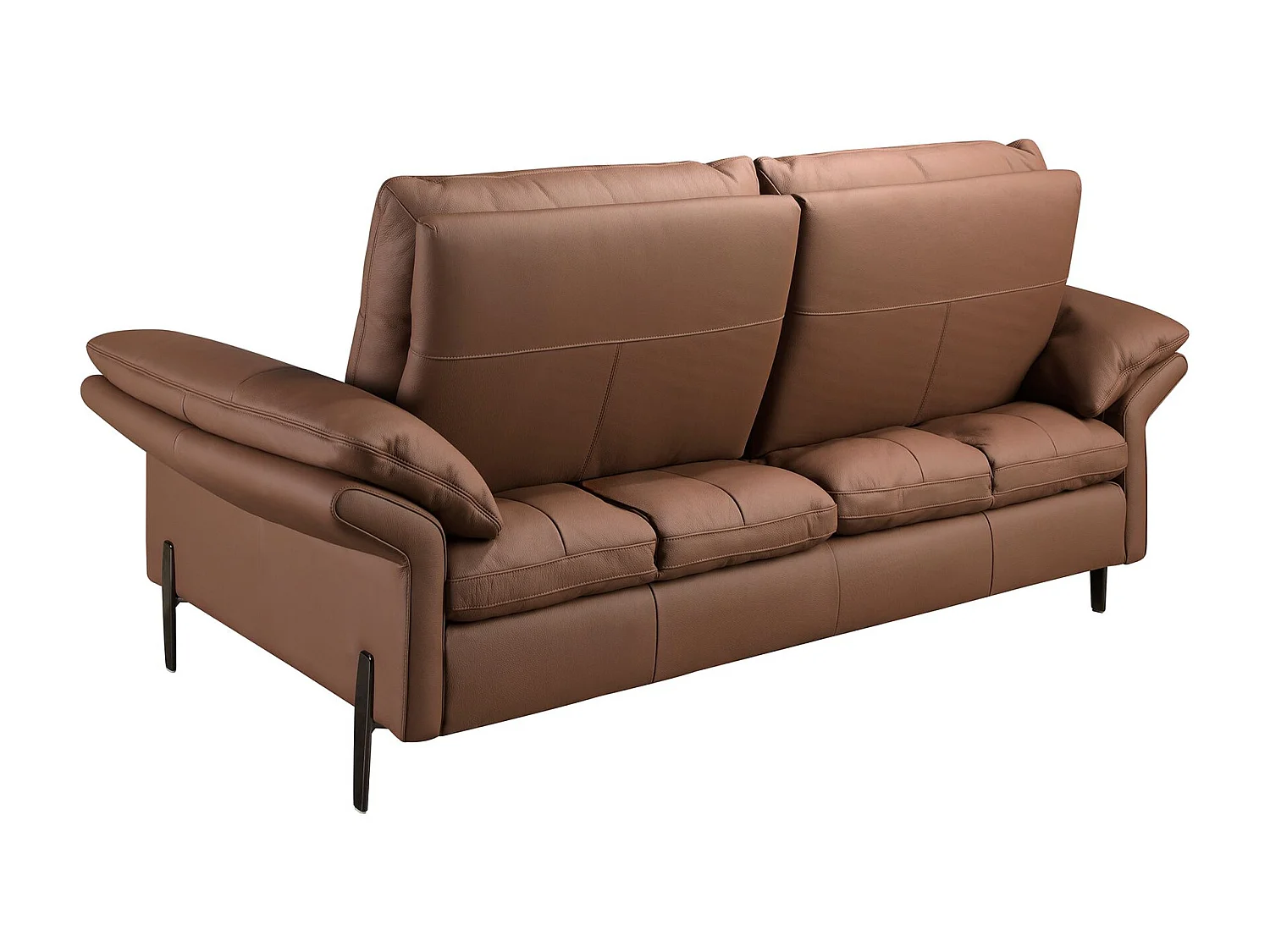 2-Sitzer-Sofa aus braunem Leder 6242 ANGEL CERDA