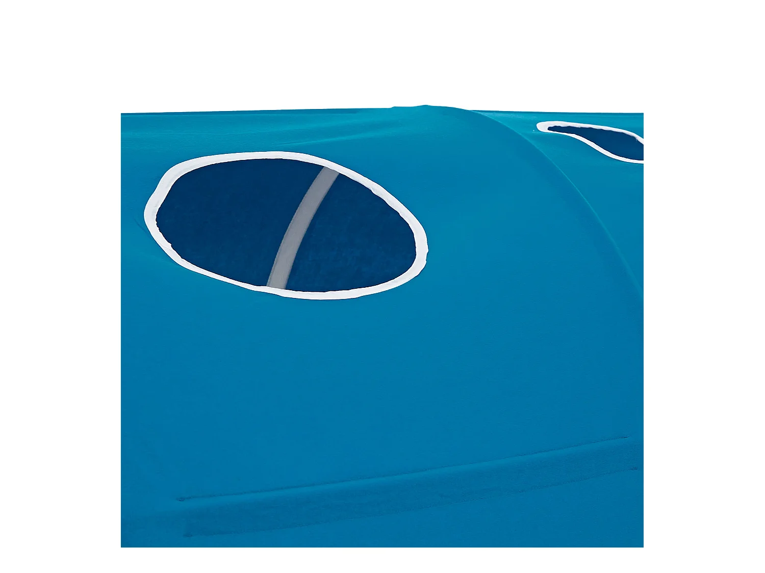 Lit mezzanine pour enfants 90x200 cm Blanc Bleu