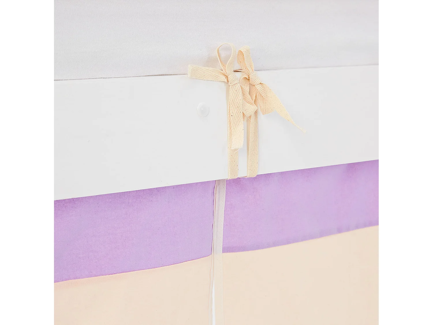 Lit mezzanine pour enfants 90x200 cm Blanc