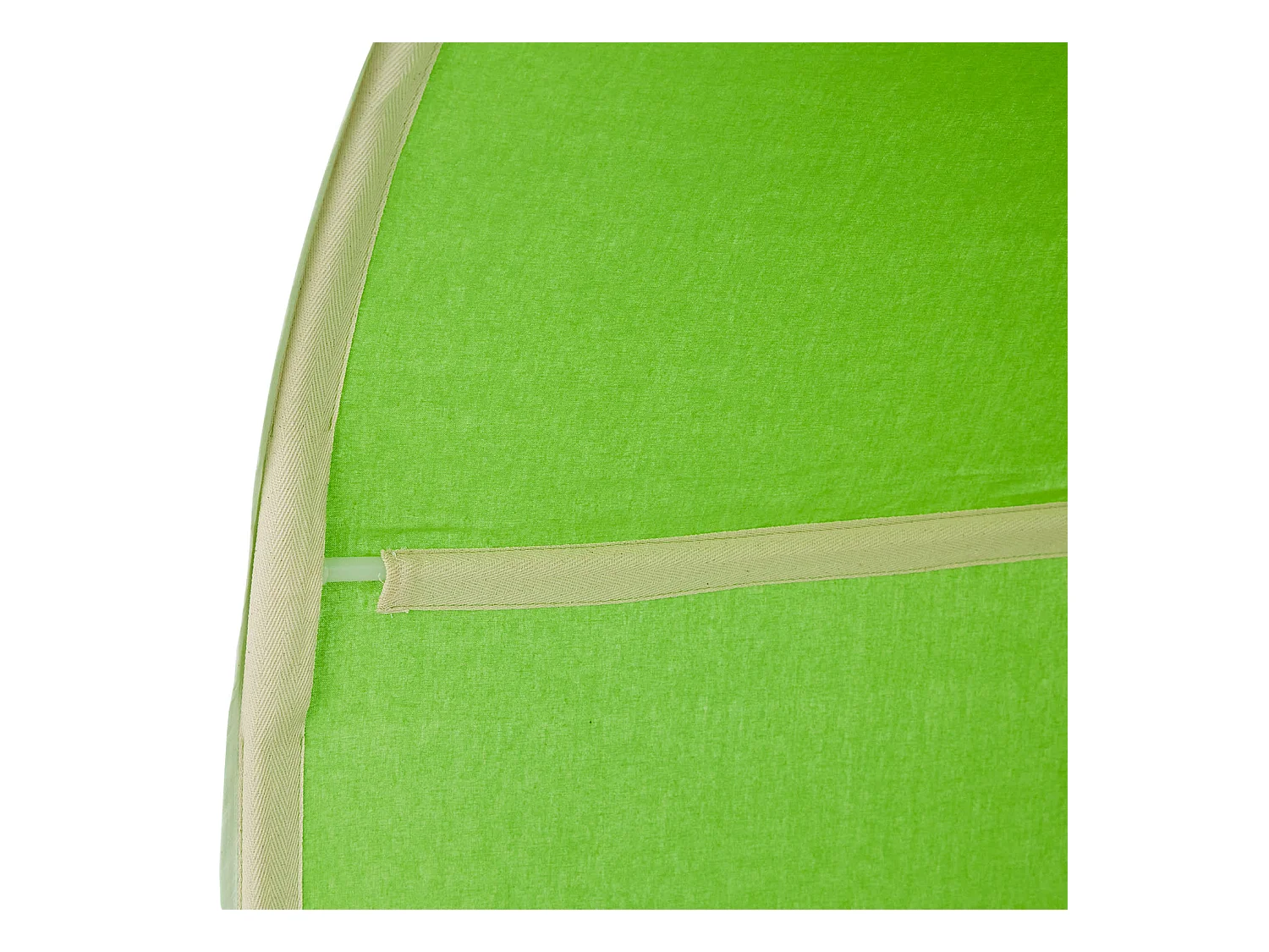 Lit mezzanine pour enfants 90x200 cm Blanc Rideau Vert