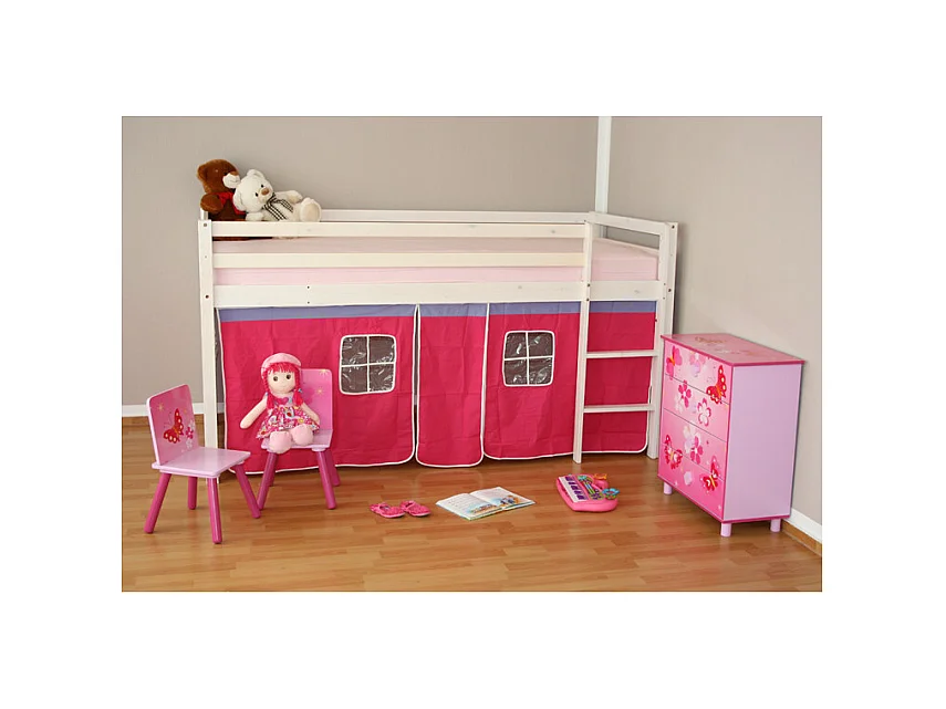 Etagenbett 208x110x97 cm rosa