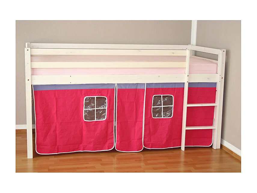 Lit superposé 208x110x97 cm rose