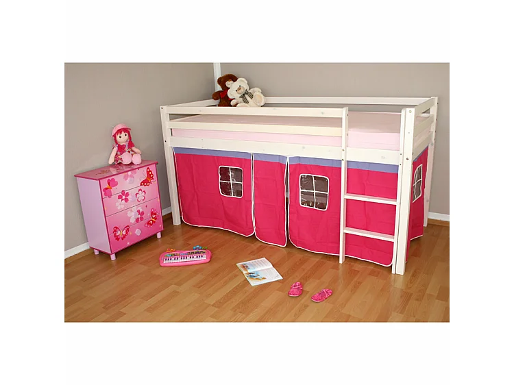 Letto a castello 208x110x97 cm rosa