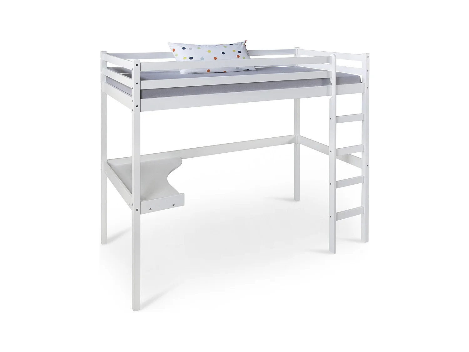 Etagenbett 96x206x175 cm weiß