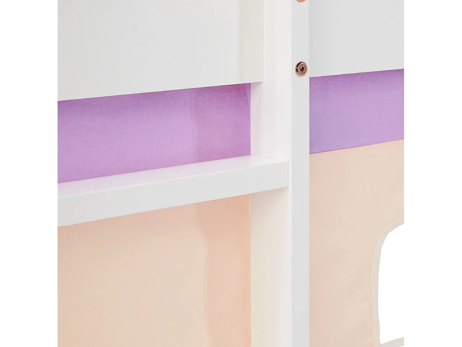 Hochbett für Kinder 90x200 cm weiß