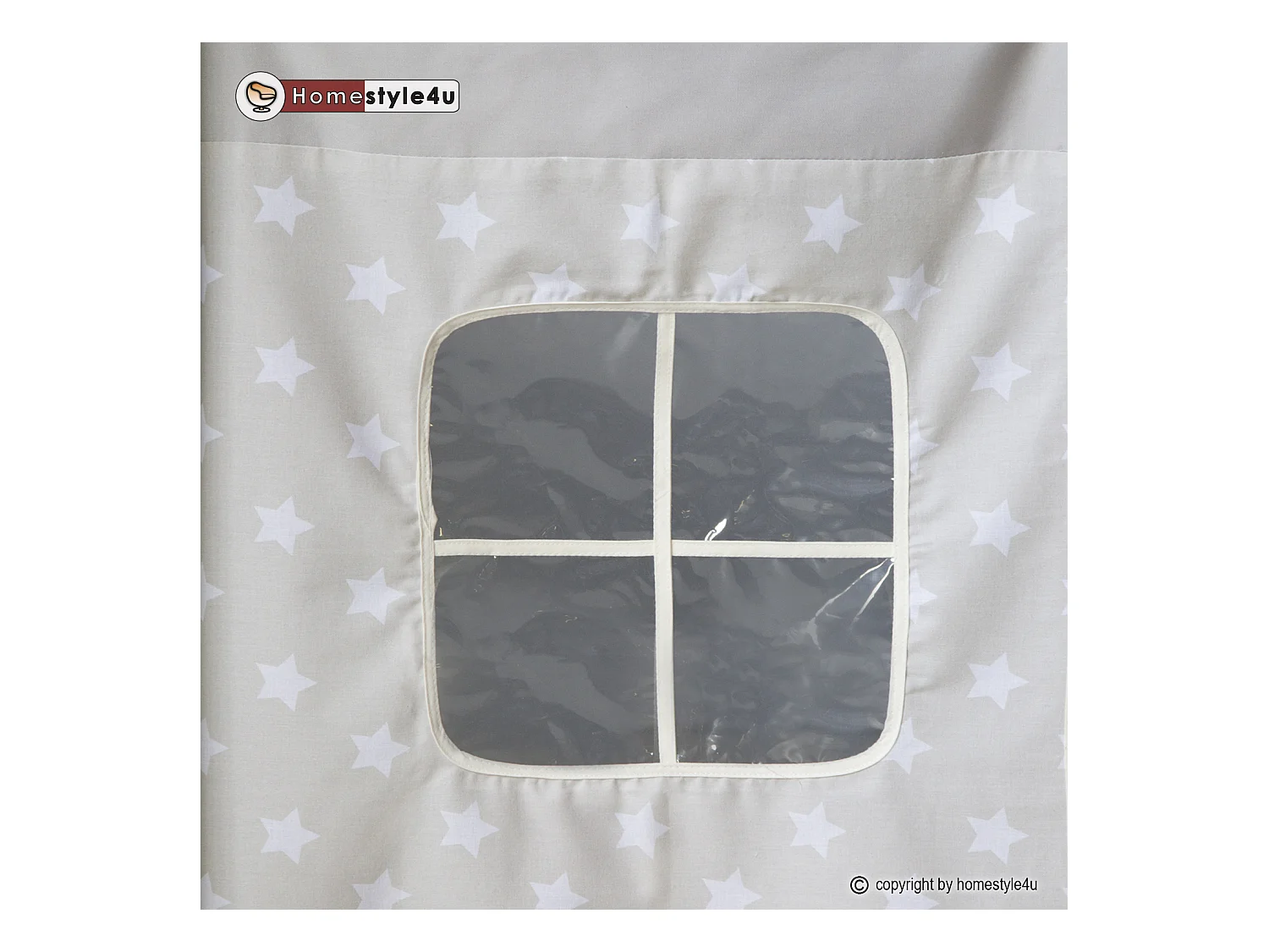 Kinderbett 90x200 cm Grau