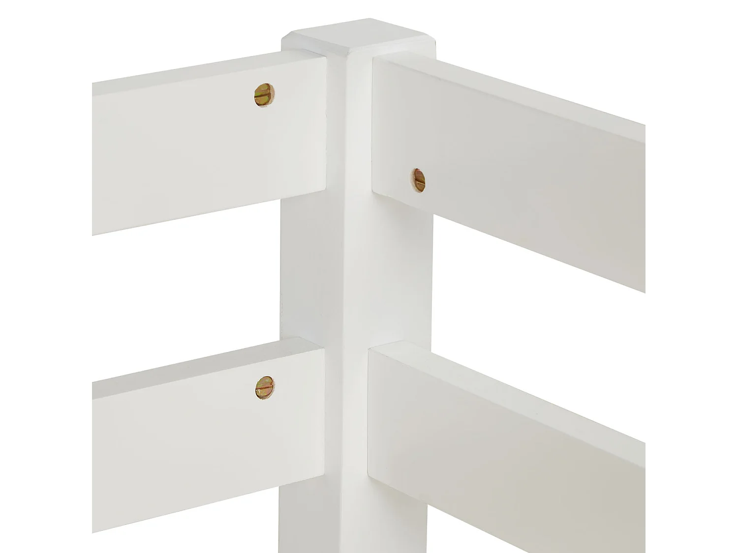 Lit superposé 90x200 cm blanc, lit surélevé avec toboggan