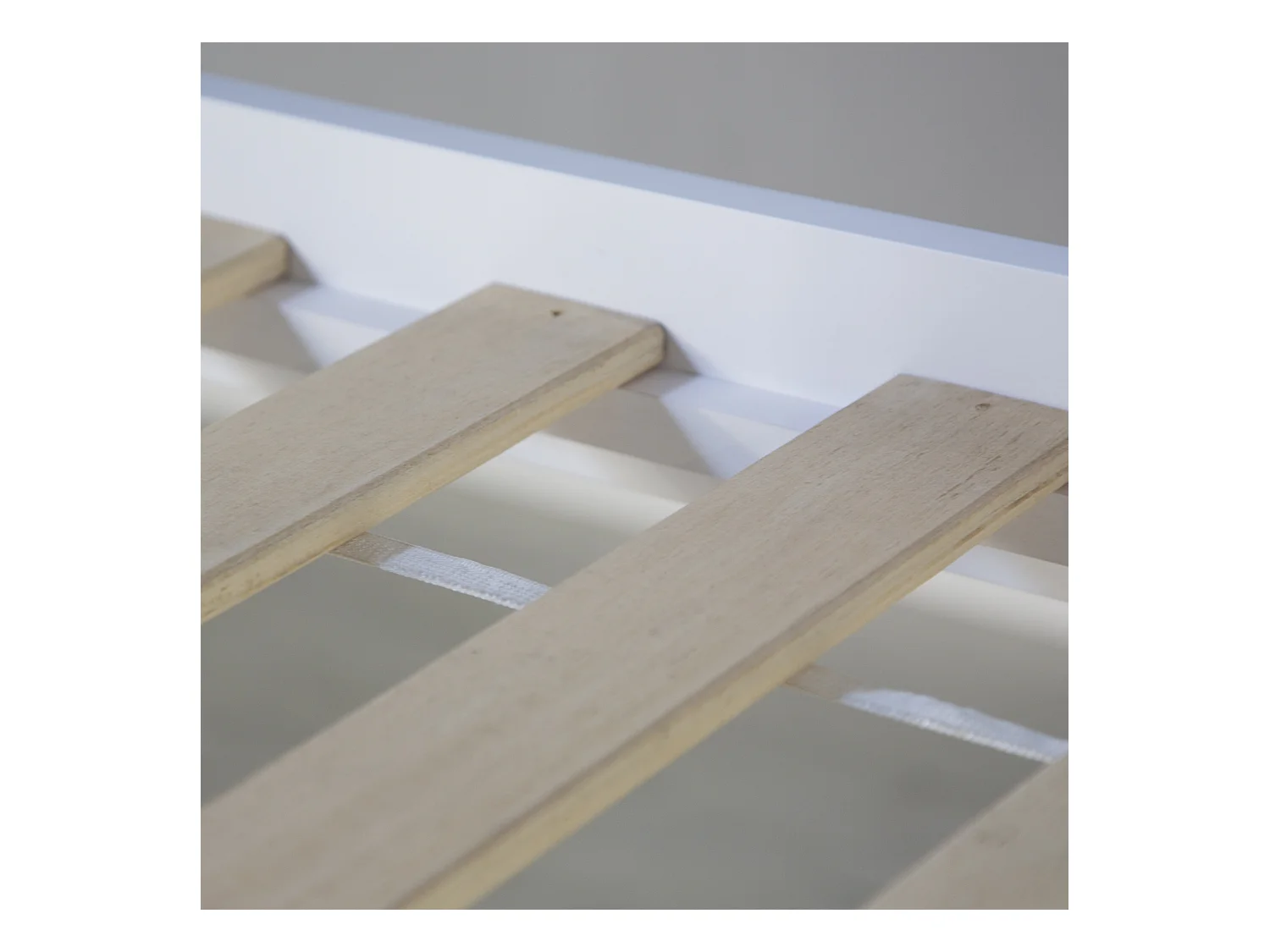 Etagenbett 90x200 cm weiß grau