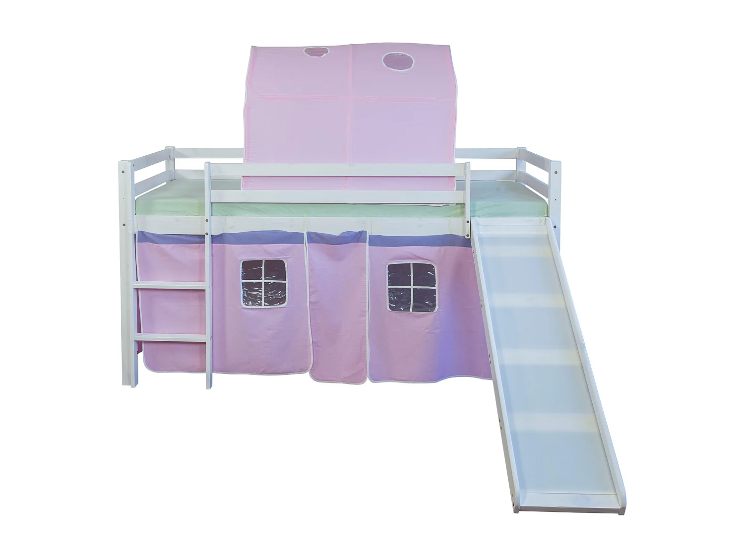 Hochbett 90x200 cm pink 1488