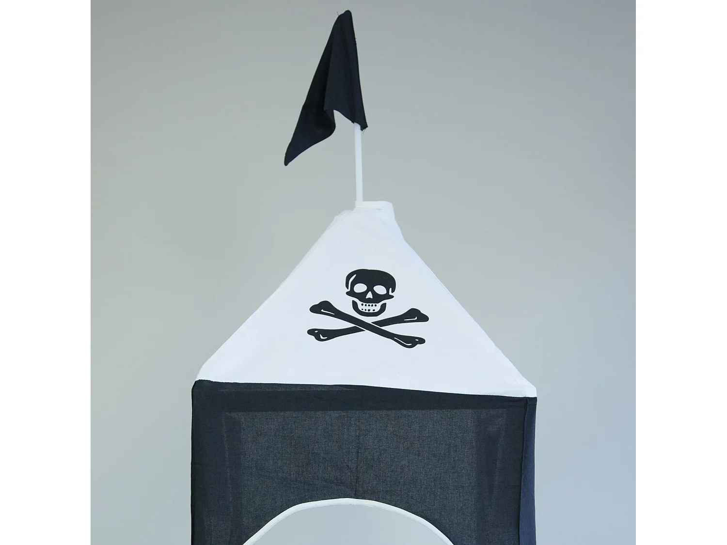 Hochbett 90x200 cm Schwarz Pirat