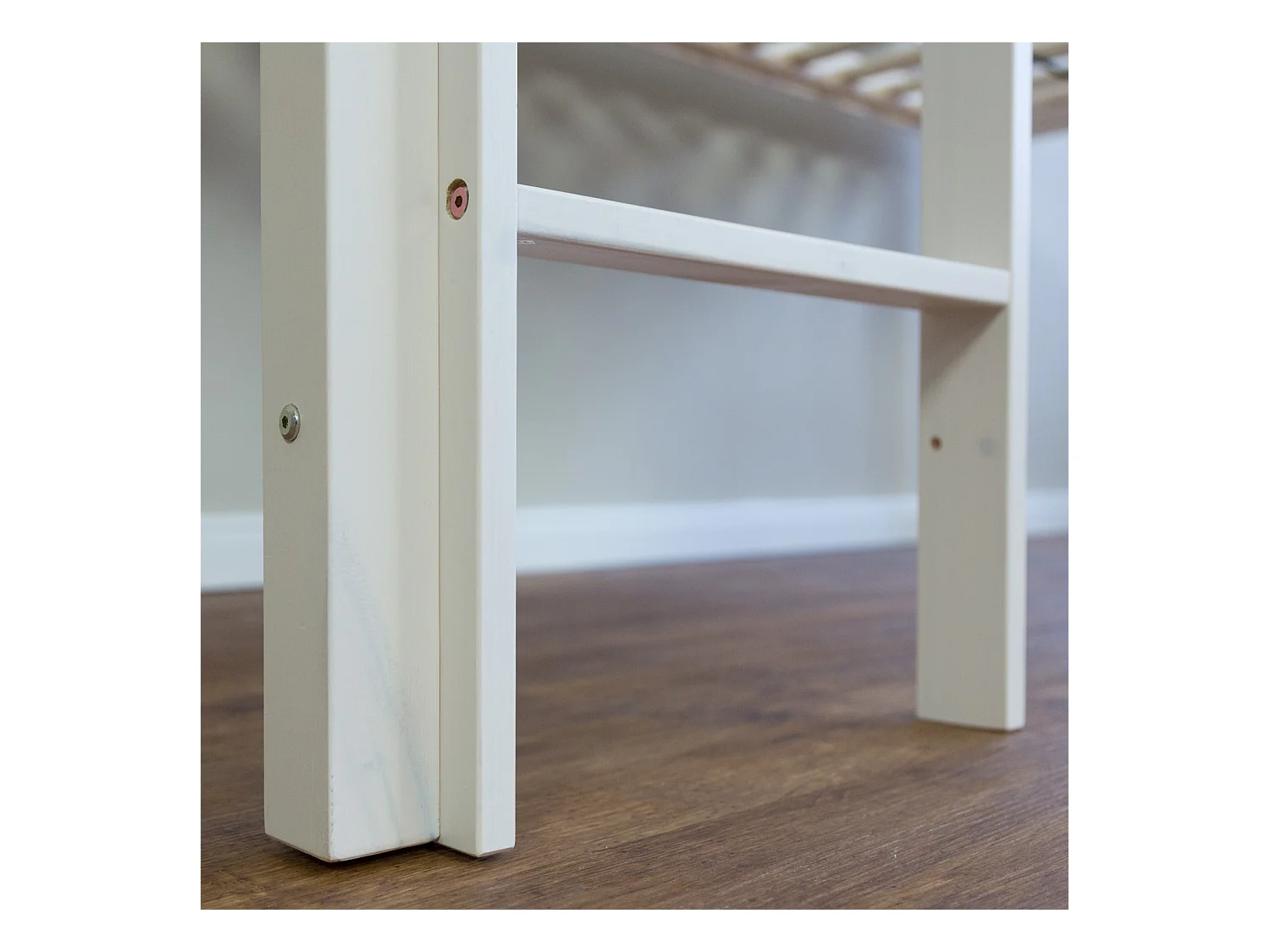 Hochbett mit Rutsche 90x200 cm Grau Sterne