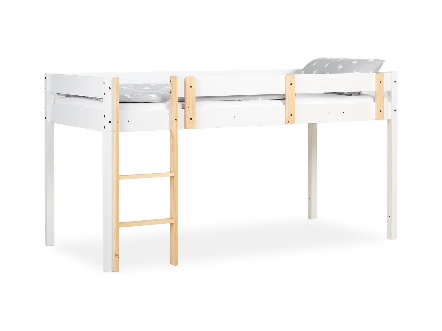 Etagenbett 90x200 cm weiß