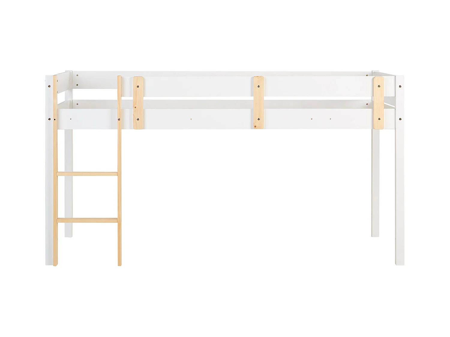 Etagenbett 90x200 cm weiß