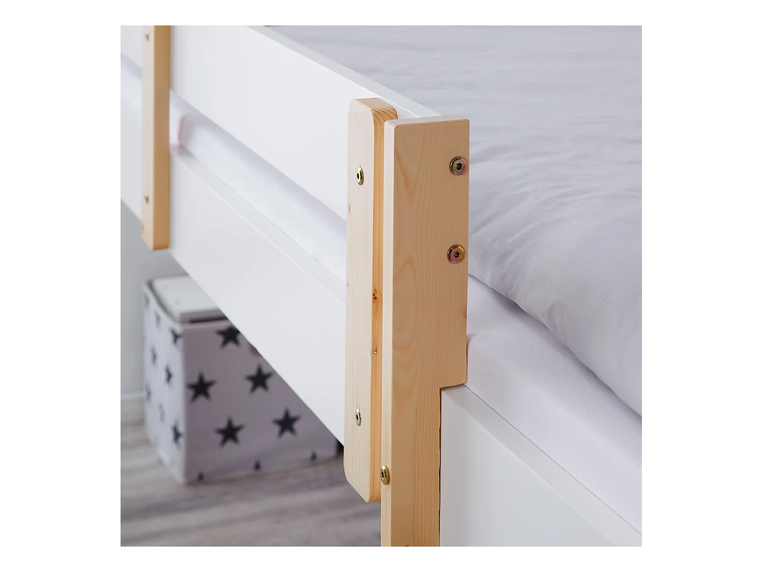 Etagenbett 90x200 cm weiß