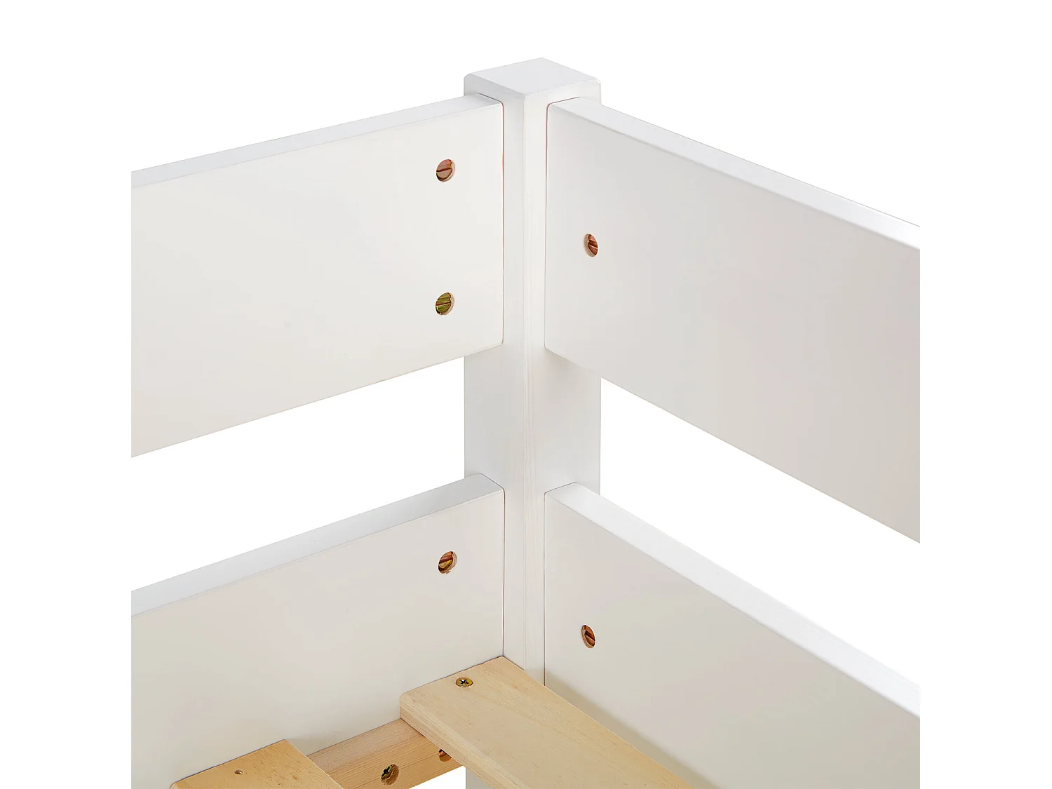 Lit superposé 90x200 cm blanc