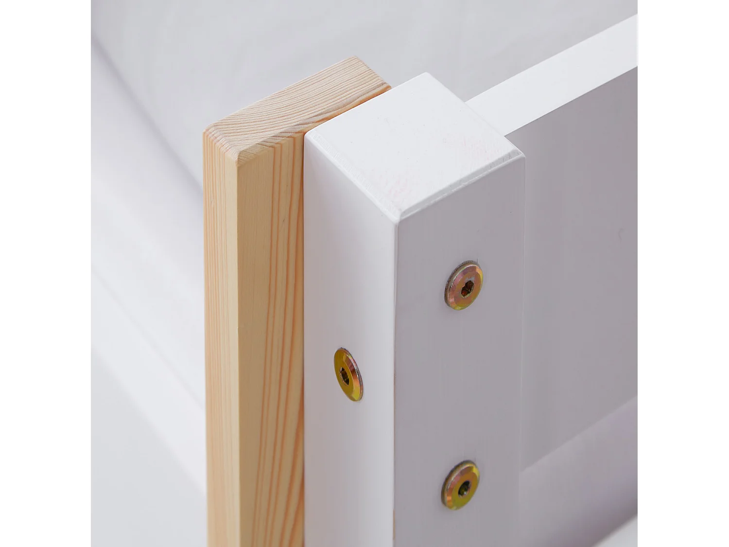 Łóżko piętrowe 90x200 cm białe