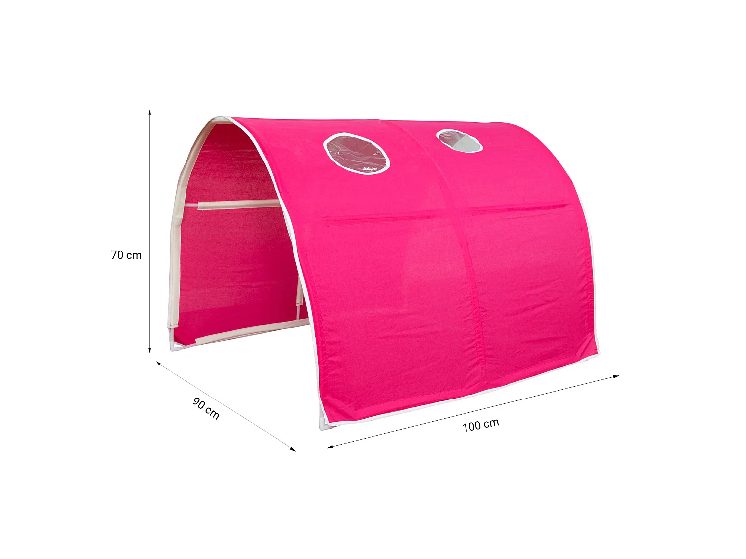 Loftseng, Home, 207,5x161,5x219,5 cm, Pink