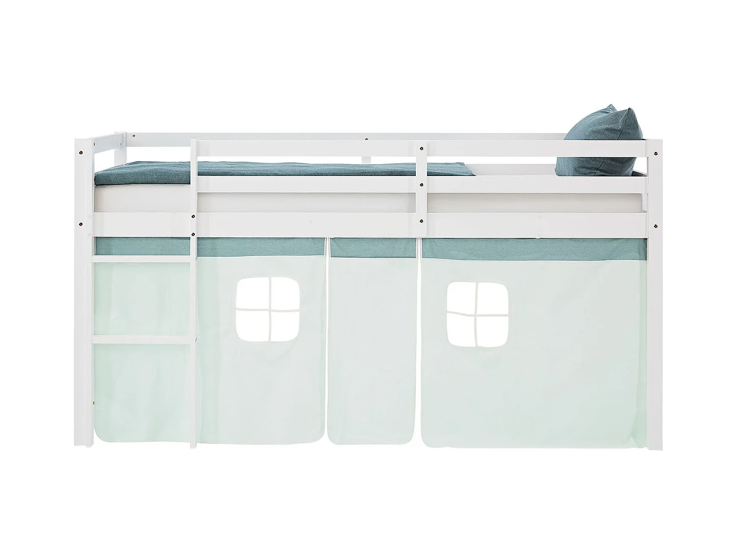 Hochbett 90x200 cm Grün