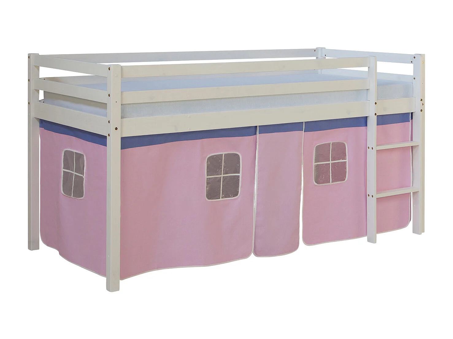 Lit Mezzanine 90x200 cm Rose