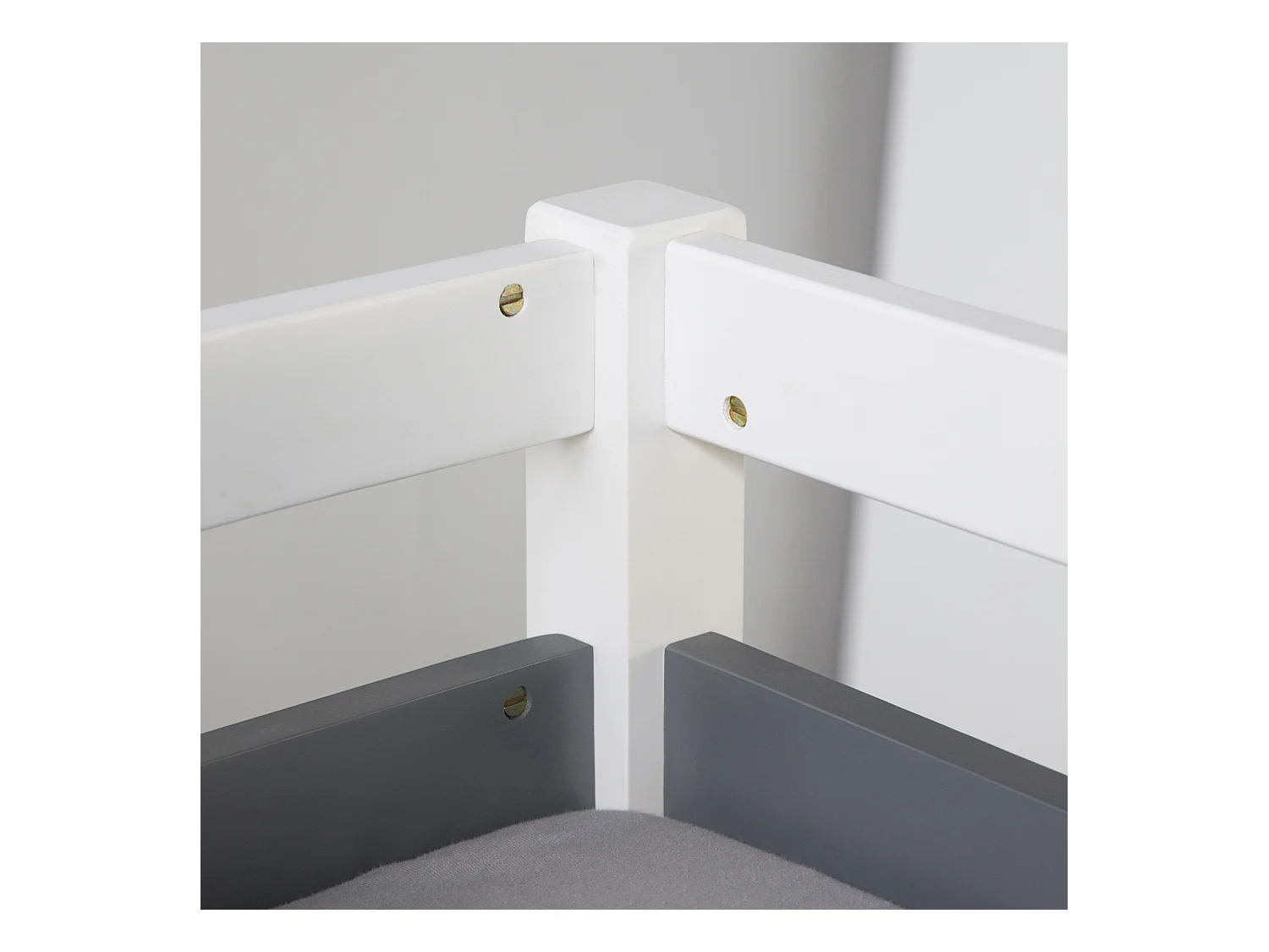 Kinderbett 90x200 cm weiß