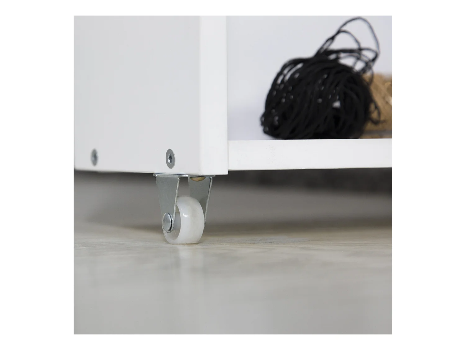 Kinderbett 90x200 cm weiß