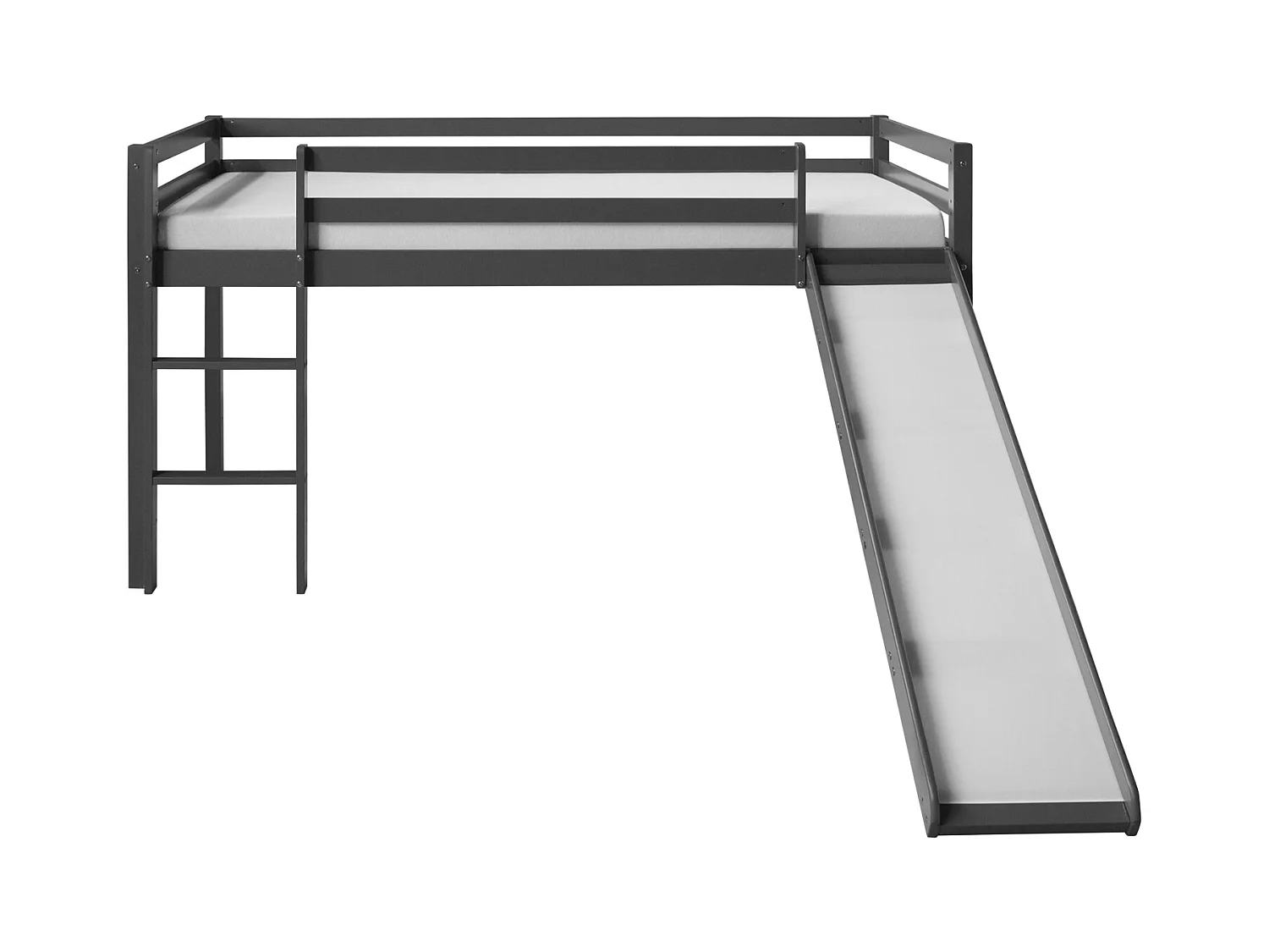 Hochbett 207x110x97 cm grau