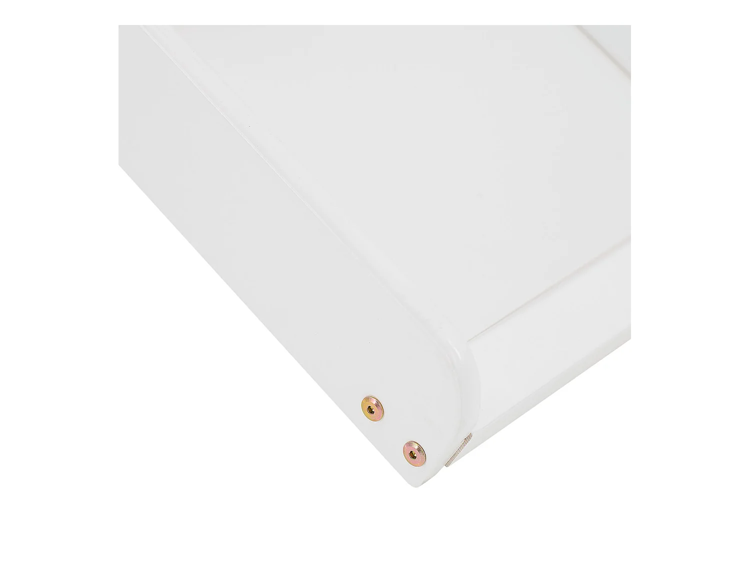 Hochbett 207x110x97 cm weiß mit Matratze Lattenrost Schublade