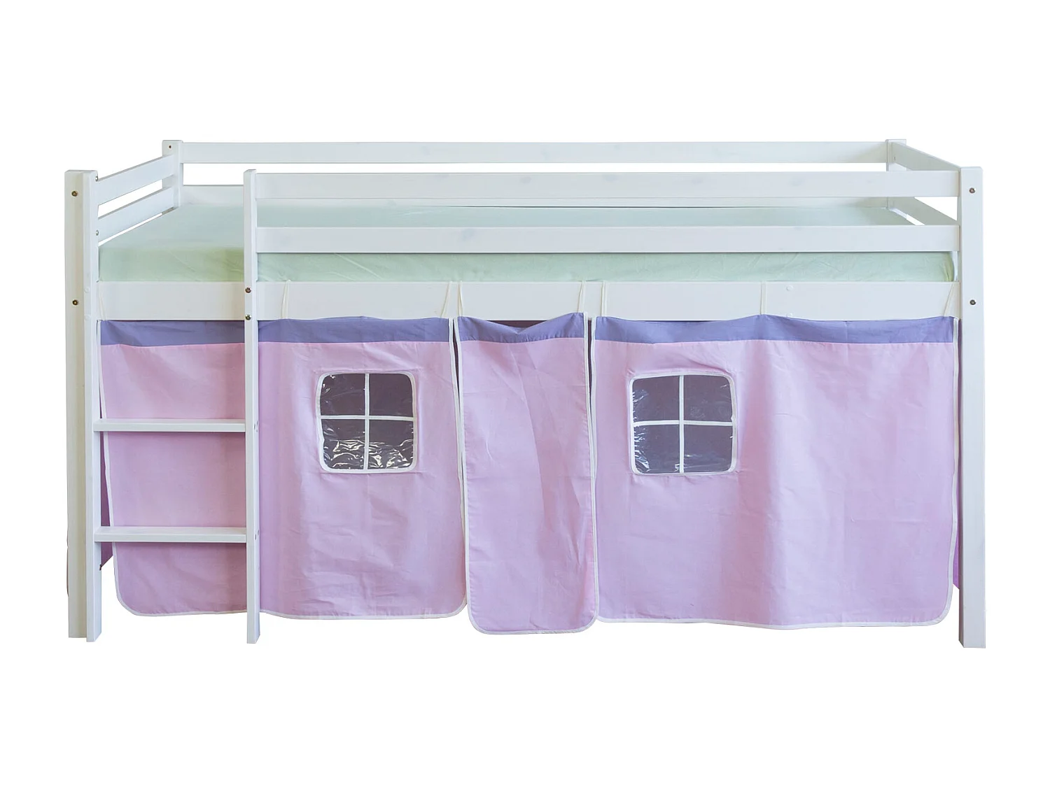 Lit mezzanine 90x200 cm Rose