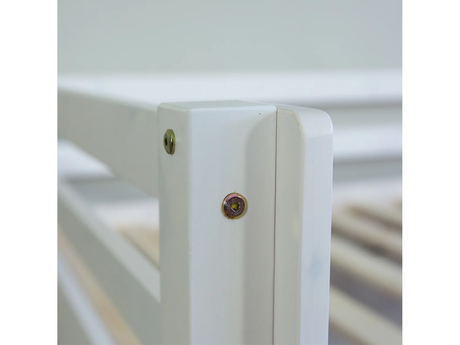 Lit mezzanine 207x110x97 cm pin blanc